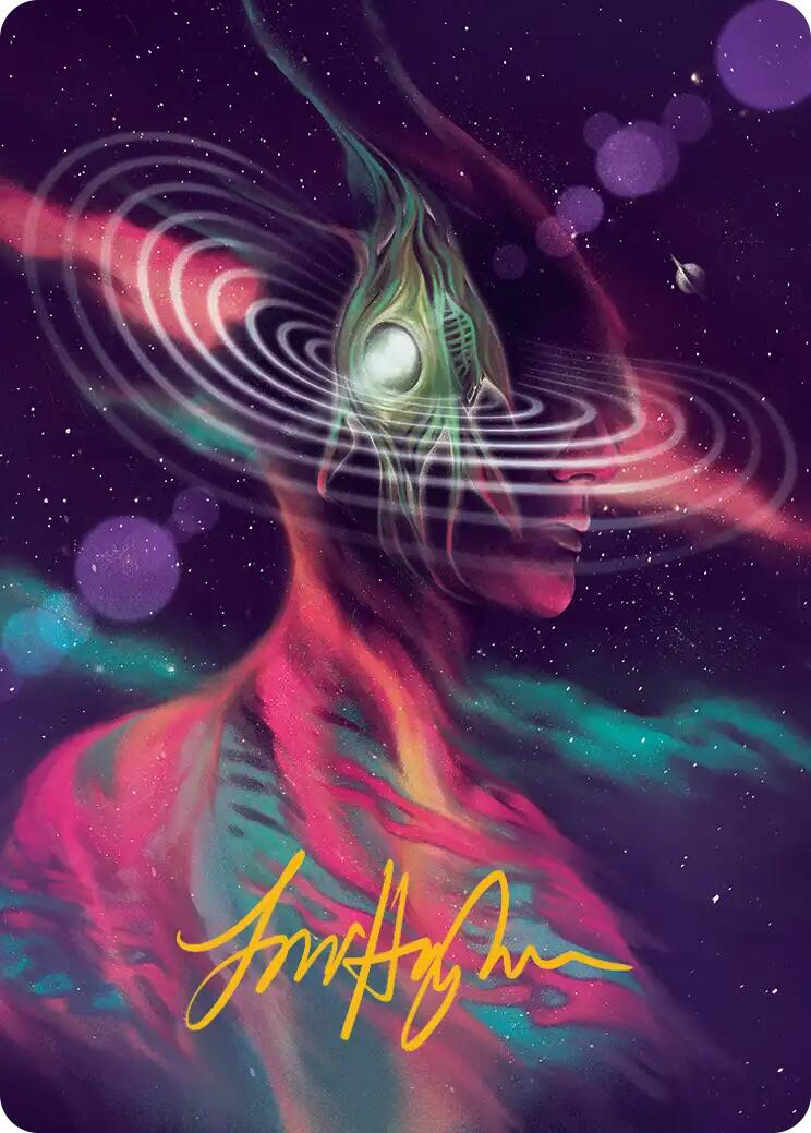 Terrasymbiosis Art Card (Gold-Stamped Signature) [Edge of Eternities Art Series] | Exor Games Summserside