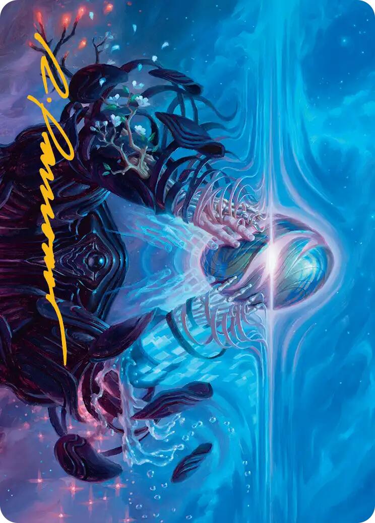 The Endstone Art Card (Gold-Stamped Signature) [Edge of Eternities Art Series] | Exor Games Summserside