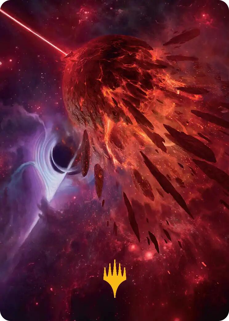 Kavaron, Memorial World Art Card (Gold-Stamped Planeswalker Symbol) [Edge of Eternities Art Series] | Exor Games Summserside