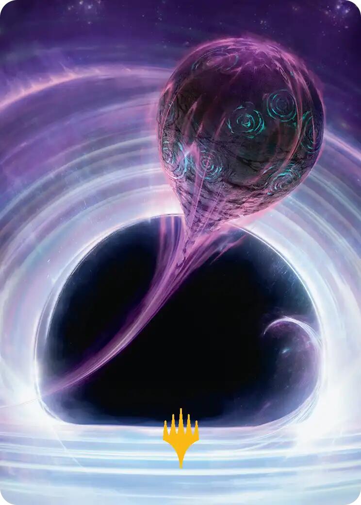 Susur Secundi, Void Altar Art Card (Gold-Stamped Planeswalker Symbol) [Edge of Eternities Art Series] | Exor Games Summserside