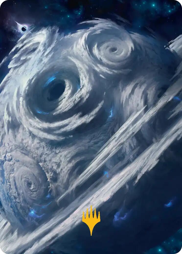 Uthros, Titanic Godcore Art Card (Gold-Stamped Planeswalker Symbol) [Edge of Eternities Art Series] | Exor Games Summserside