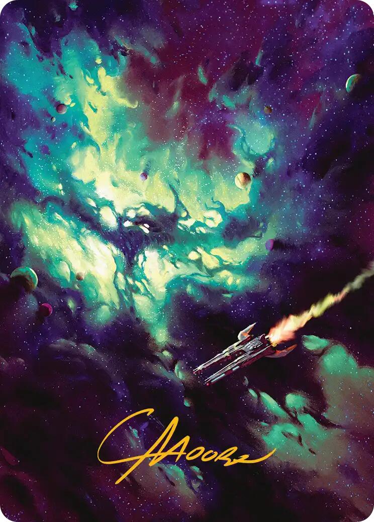 Blinkmoth Nexus Art Card (Gold-Stamped Signature) [Edge of Eternities Art Series] | Exor Games Summserside