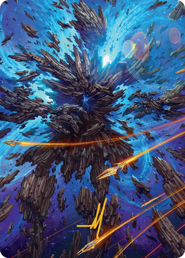 Celestial Colonnade Art Card (Gold-Stamped Signature) [Edge of Eternities Art Series] | Exor Games Summserside