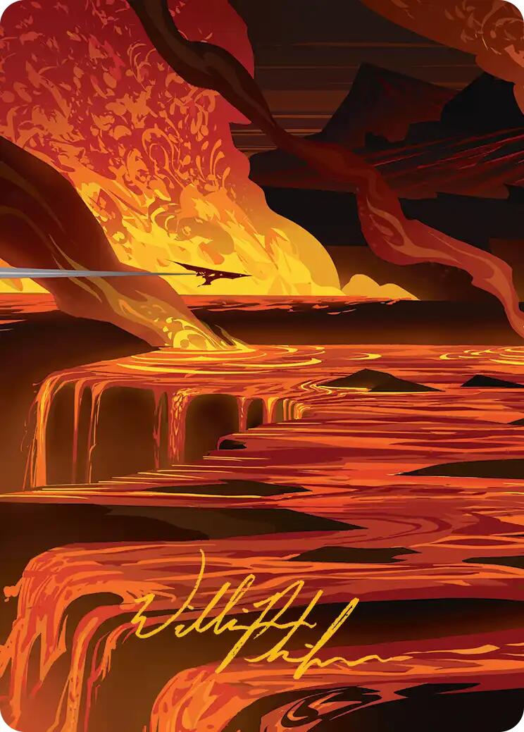 Blast Zone Art Card (Gold-Stamped Signature) [Edge of Eternities Art Series] | Exor Games Summserside