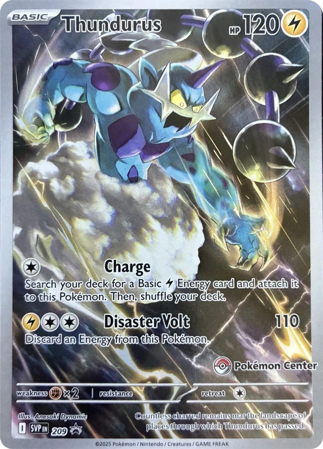 Thundurus (209) (Pokemon Center Exclusive) [Scarlet & Violet: Black Star Promos] | Exor Games Summserside