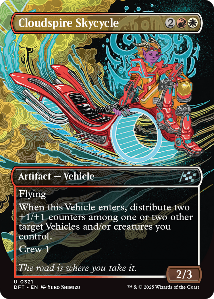 Cloudspire Skycycle (Borderless) [Aetherdrift] | Exor Games Summserside
