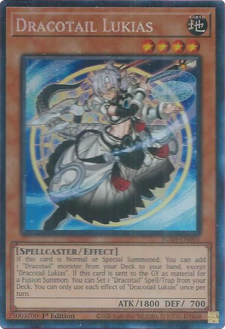 Dracotail Lukias (CR) [JUSH-EN001] Collector's Rare | Exor Games Summserside