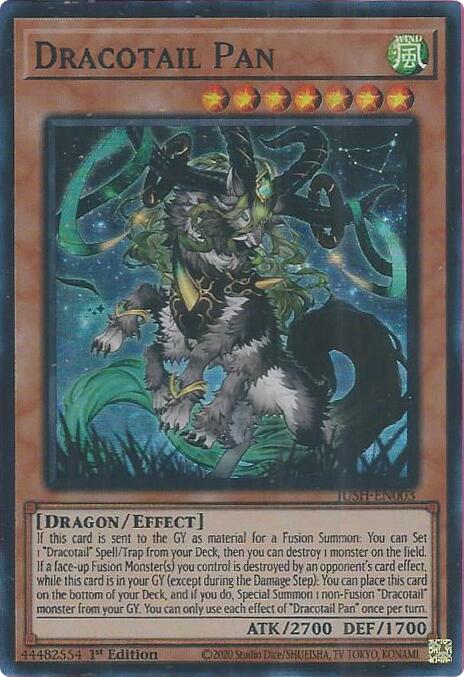 Dracotail Pan (Super Rare) [JUSH-EN003] Super Rare | Exor Games Summserside