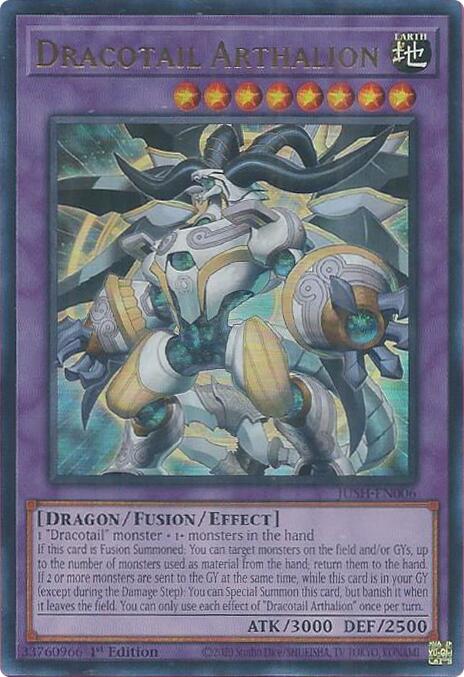 Dracotail Arthalion [JUSH-EN006] Ultra Rare | Exor Games Summserside