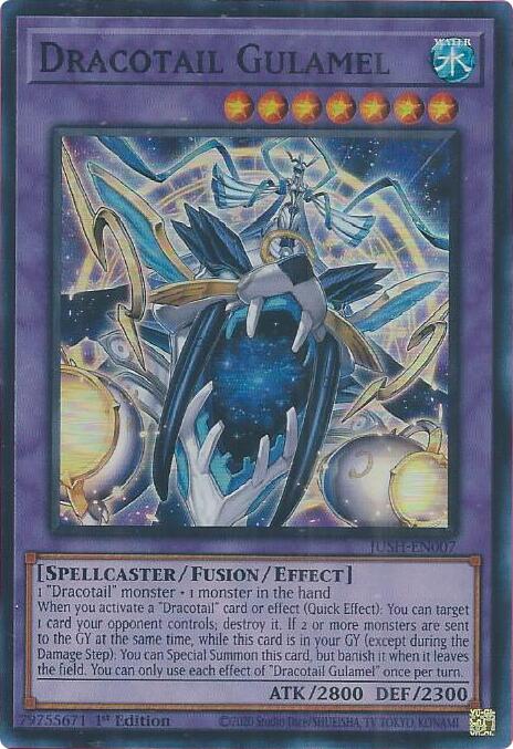 Dracotail Gulamel (Super Rare) [JUSH-EN007] Super Rare | Exor Games Summserside