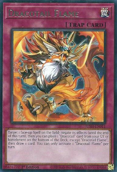 Dracotail Flame [JUSH-EN011] Rare | Exor Games Summserside