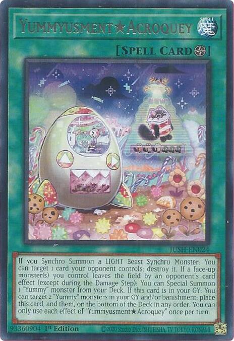 YummyusmentAcroquey [JUSH-EN024] Rare | Exor Games Summserside