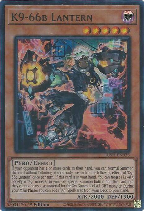 K9-66b Lantern [JUSH-EN033] Super Rare | Exor Games Summserside