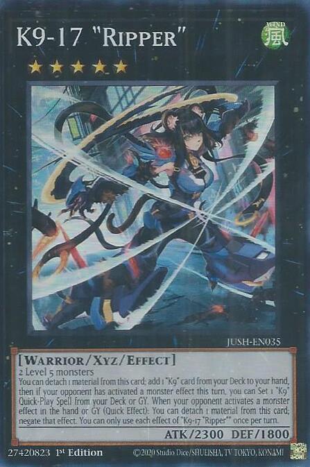 K9-17 "Ripper" [JUSH-EN035] Super Rare | Exor Games Summserside