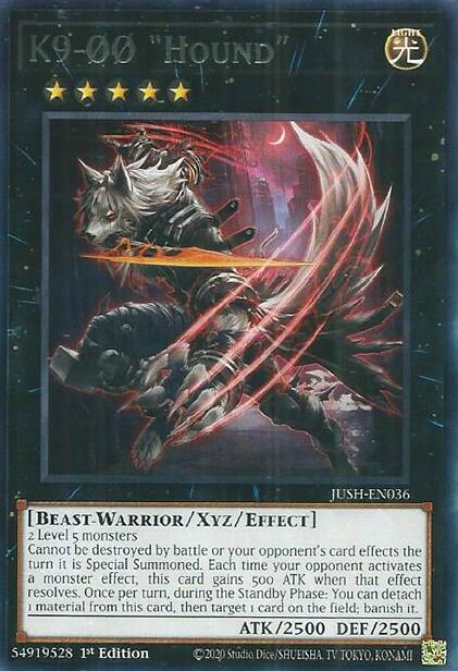 K9-00 "Hound" [JUSH-EN036] Rare | Exor Games Summserside
