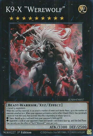 K9-X "Werewolf" [JUSH-EN037] Super Rare | Exor Games Summserside