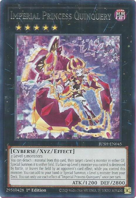 Imperial Princess Quinquery [JUSH-EN045] Rare | Exor Games Summserside