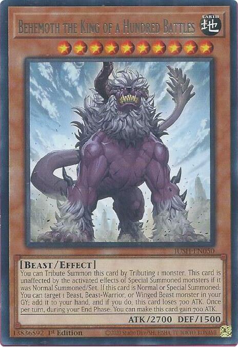 Behemoth the King of a Hundred Battles [JUSH-EN050] Rare | Exor Games Summserside