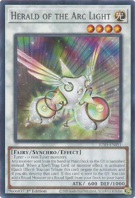 Herald of the Arc Light [JUSH-EN051] Rare | Exor Games Summserside