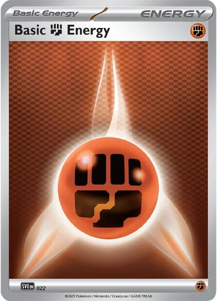 Basic Fighting Energy (022) [Scarlet & Violet: Black Bolt] | Exor Games Summserside