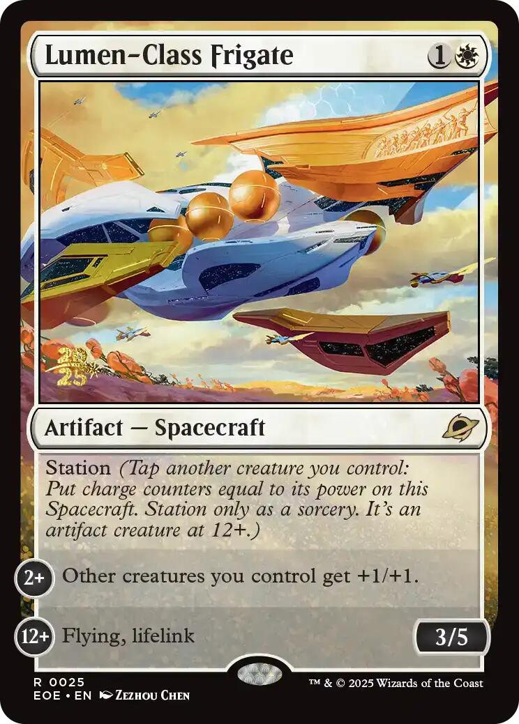 Lumen-Class Frigate [Edge of Eternities Prerelease Promos] | Exor Games Summserside