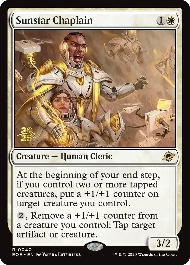 Sunstar Chaplain [Edge of Eternities Prerelease Promos] | Exor Games Summserside