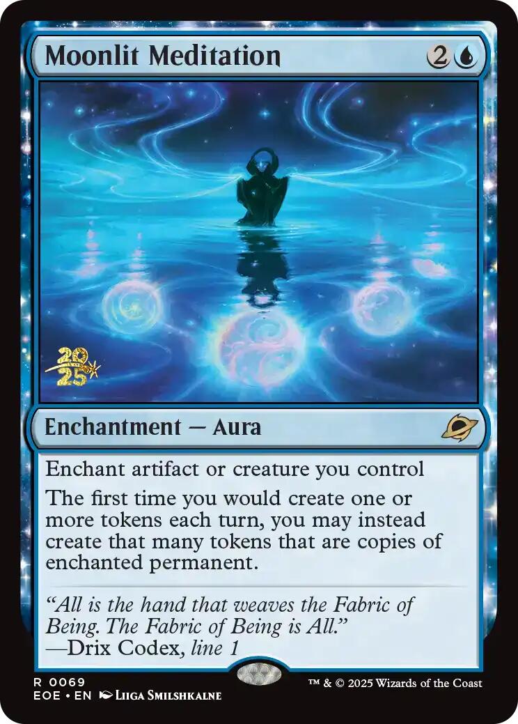 Moonlit Meditation [Edge of Eternities Prerelease Promos] | Exor Games Summserside
