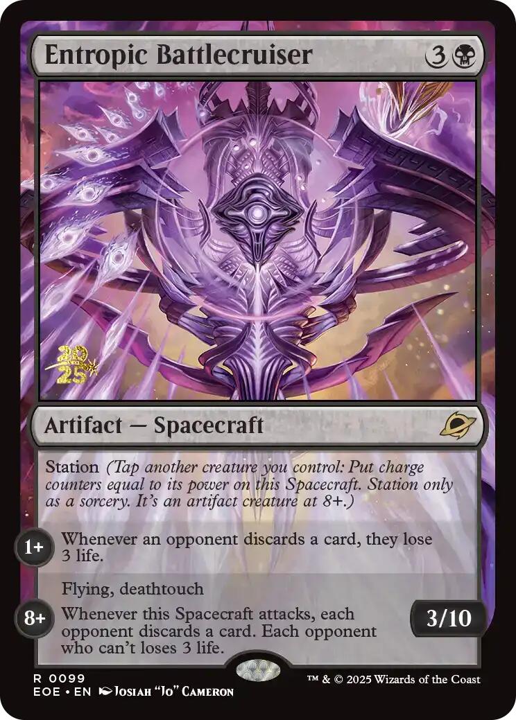 Entropic Battlecruiser [Edge of Eternities Prerelease Promos] | Exor Games Summserside