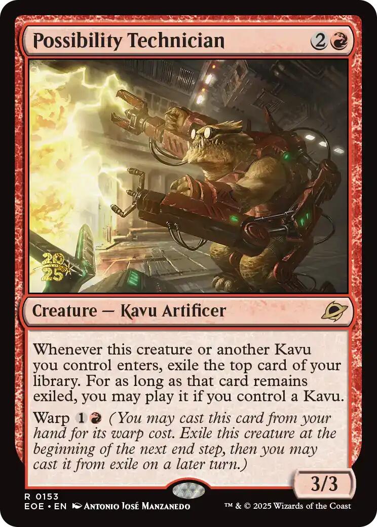 Possibility Technician [Edge of Eternities Prerelease Promos] | Exor Games Summserside