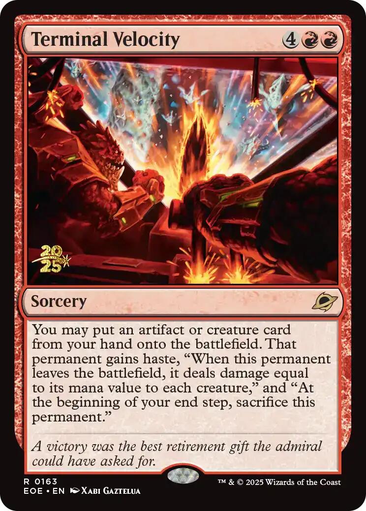 Terminal Velocity [Edge of Eternities Prerelease Promos] | Exor Games Summserside