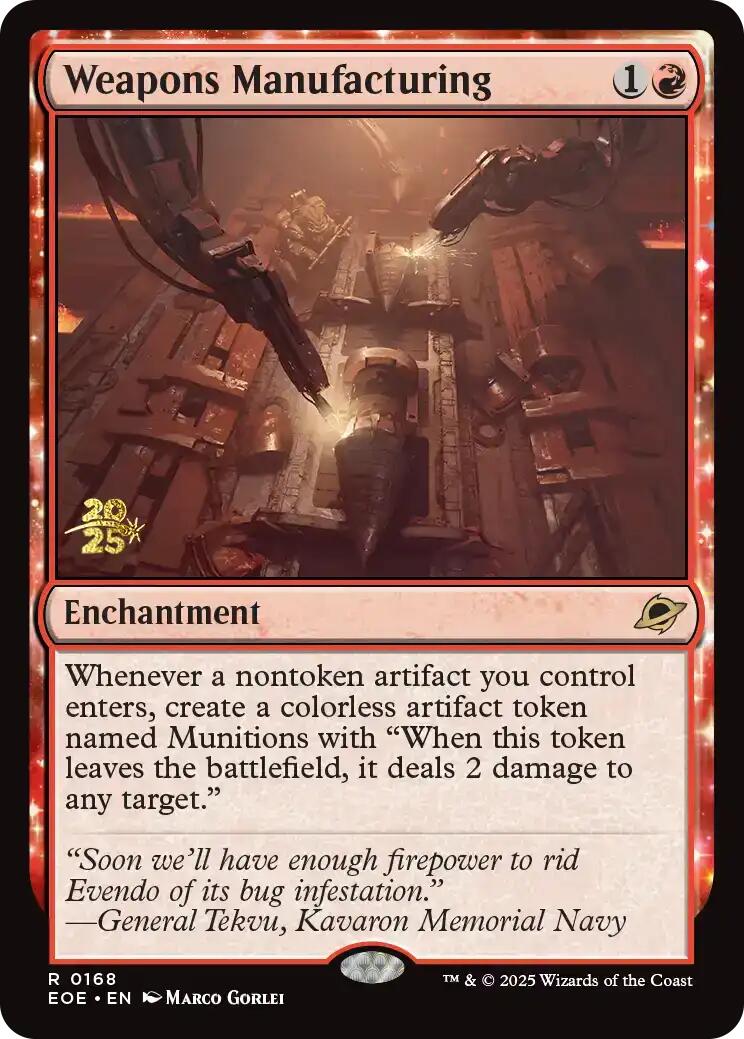 Weapons Manufacturing [Edge of Eternities Prerelease Promos] | Exor Games Summserside