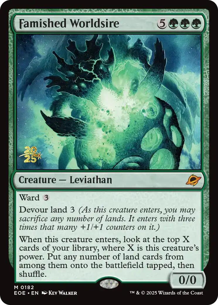 Famished Worldsire [Edge of Eternities Prerelease Promos] | Exor Games Summserside