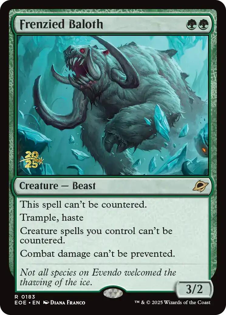 Frenzied Baloth [Edge of Eternities Prerelease Promos] | Exor Games Summserside