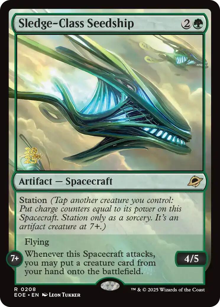 Sledge-Class Seedship [Edge of Eternities Prerelease Promos] | Exor Games Summserside