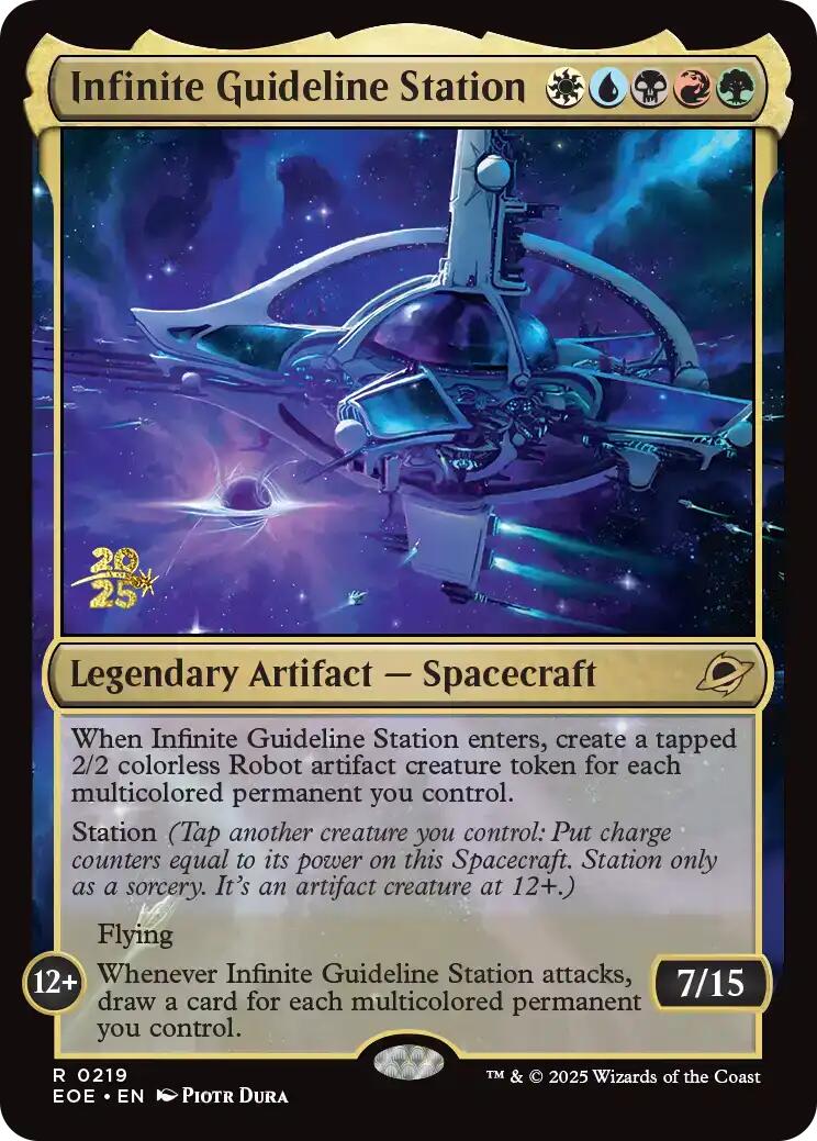 Infinite Guideline Station [Edge of Eternities Prerelease Promos] | Exor Games Summserside