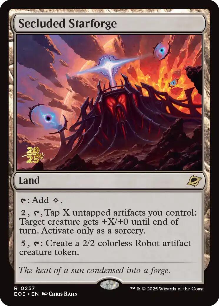 Secluded Starforge [Edge of Eternities Prerelease Promos] | Exor Games Summserside