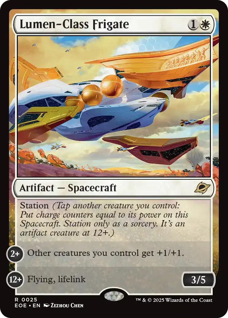 Lumen-Class Frigate [Edge of Eternities Promo Pack] | Exor Games Summserside