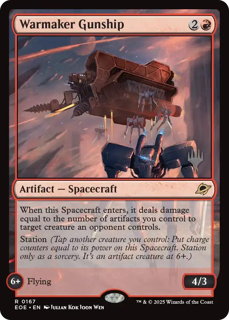 Warmaker Gunship [Edge of Eternities Promo Pack] | Exor Games Summserside