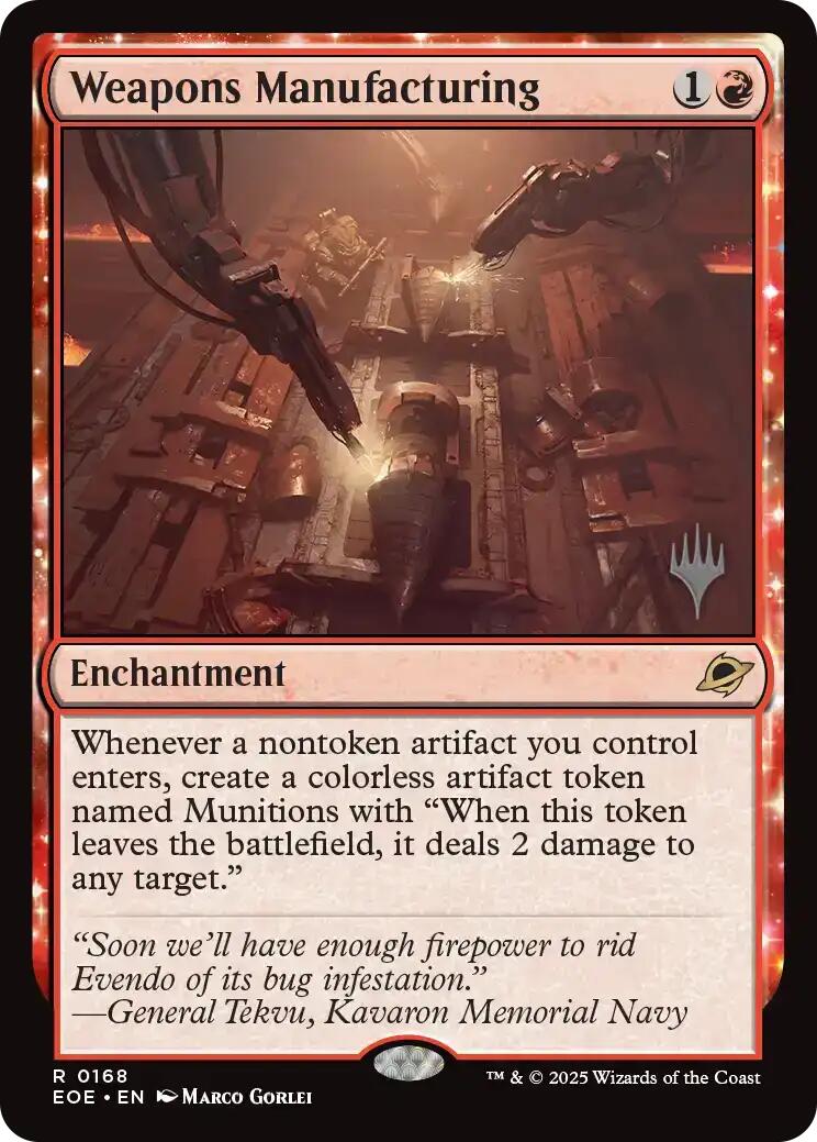 Weapons Manufacturing [Edge of Eternities Promo Pack] | Exor Games Summserside