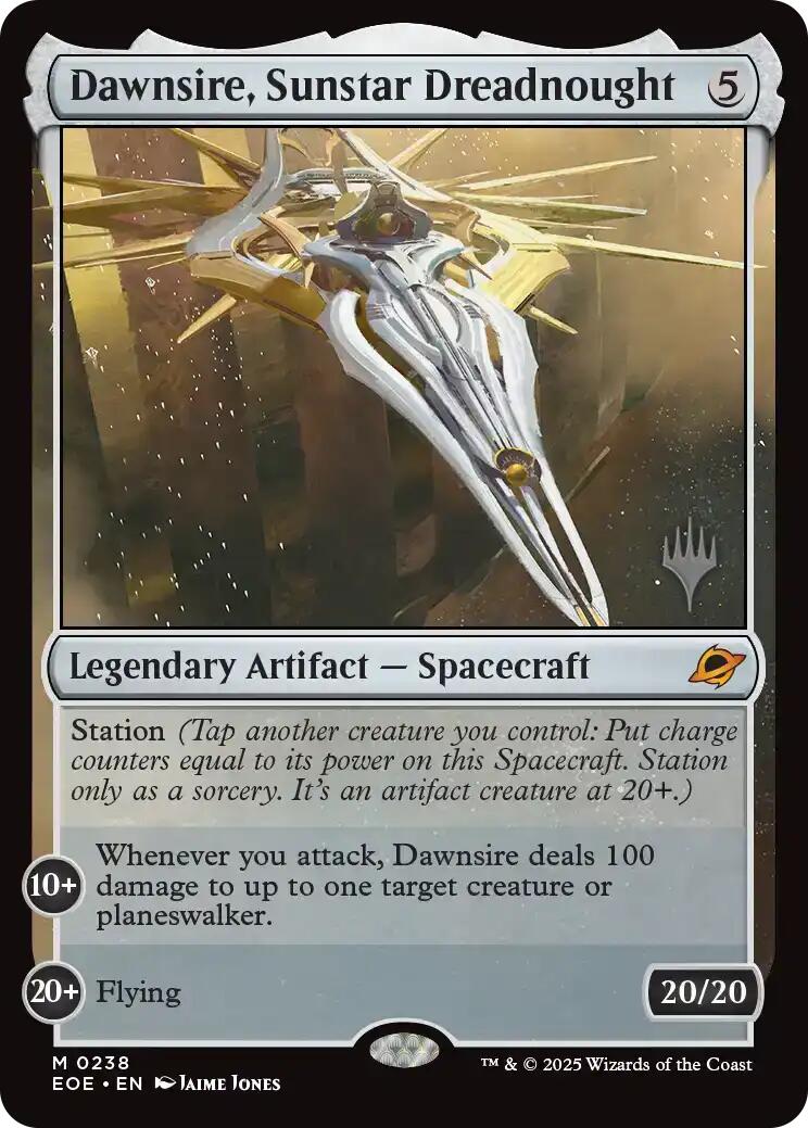 Dawnsire, Sunstar Dreadnought [Edge of Eternities Promo Pack] | Exor Games Summserside