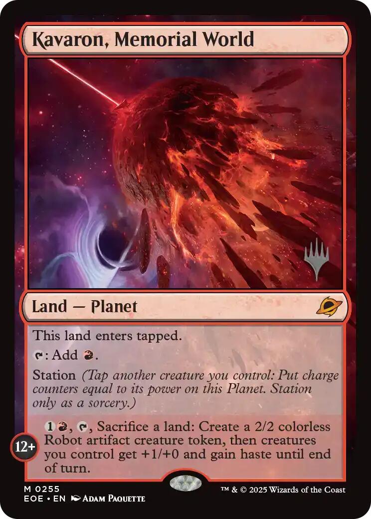 Kavaron, Memorial World [Edge of Eternities Promo Pack] | Exor Games Summserside