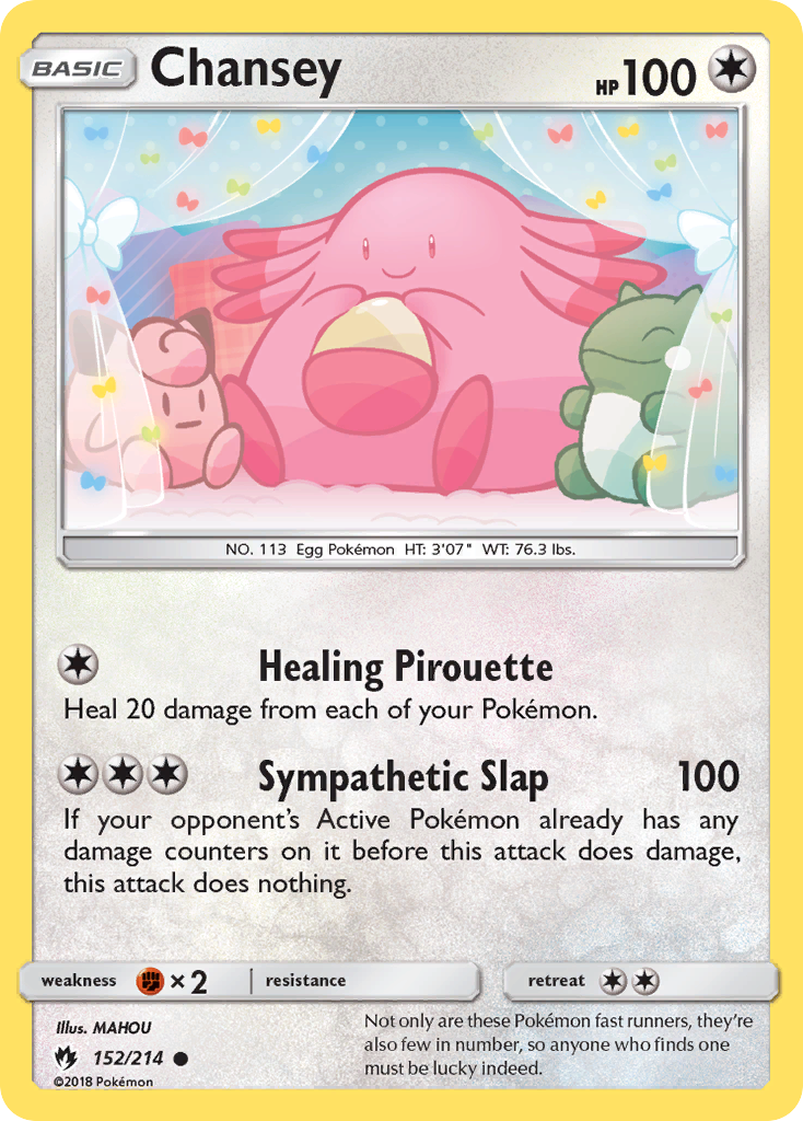 Chansey (152/214) [Sun & Moon: Lost Thunder] | Exor Games Summserside