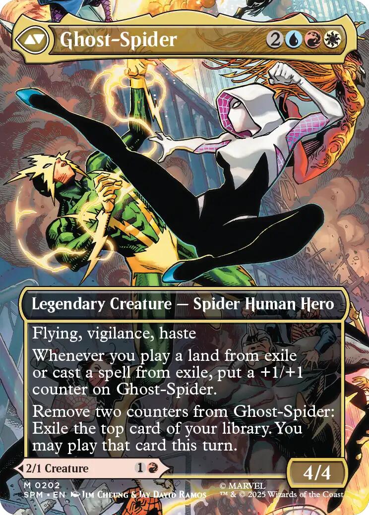 Gwen Stacy (0202) (Borderless) [Marvel's Spider-Man] | Exor Games Summserside