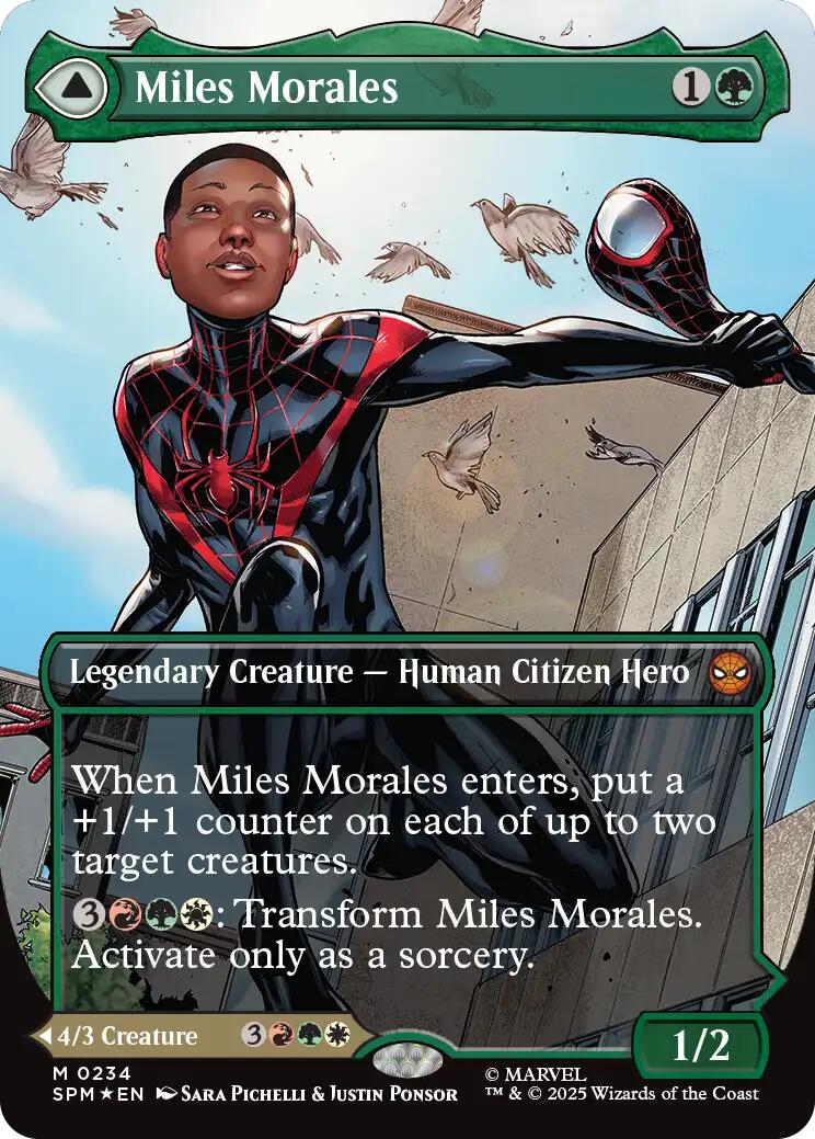 Miles Morales (0234) (Borderless) [Marvel's Spider-Man] | Exor Games Summserside