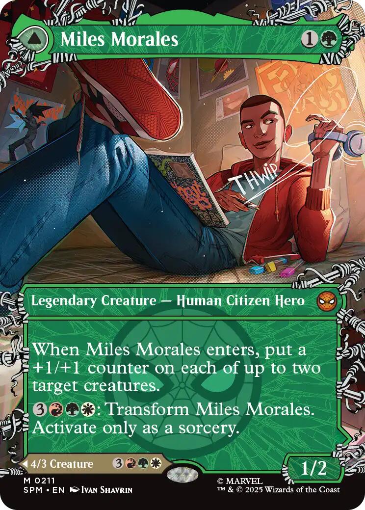 Miles Morales (0211) (Borderless) [Marvel's Spider-Man] | Exor Games Summserside