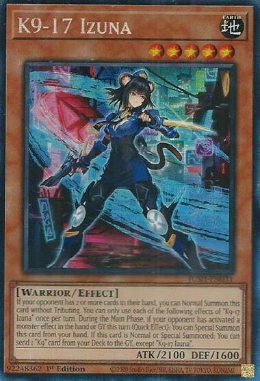 K9-17 Izuna (CR) [JUSH-EN031] Collector's Rare | Exor Games Summserside