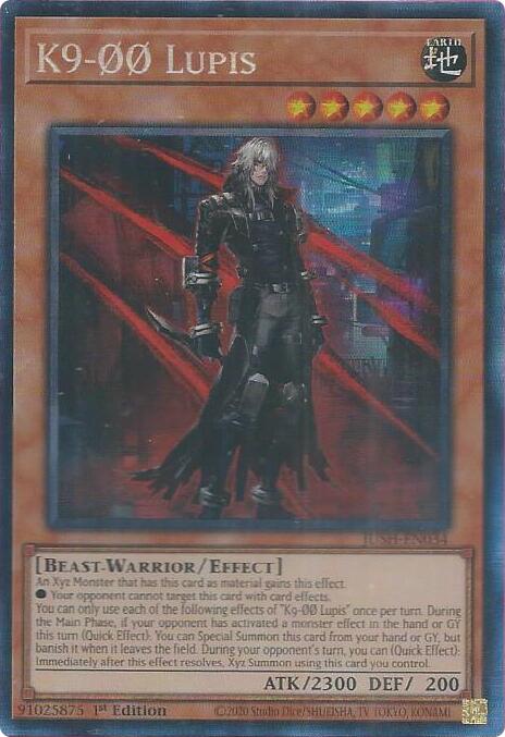 K9-00 Lupis (CR) [JUSH-EN034] Collector's Rare | Exor Games Summserside