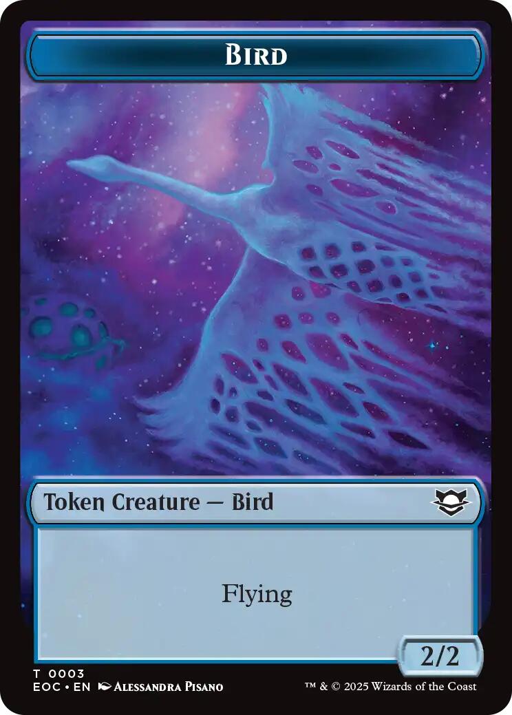 Bird // Pest Double-Sided Token [Edge of Eternities Commander Tokens] | Exor Games Summserside