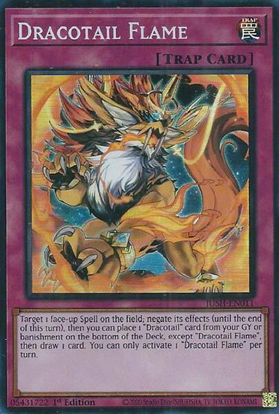 Dracotail Flame (Super Rare) [JUSH-EN011] Super Rare | Exor Games Summserside