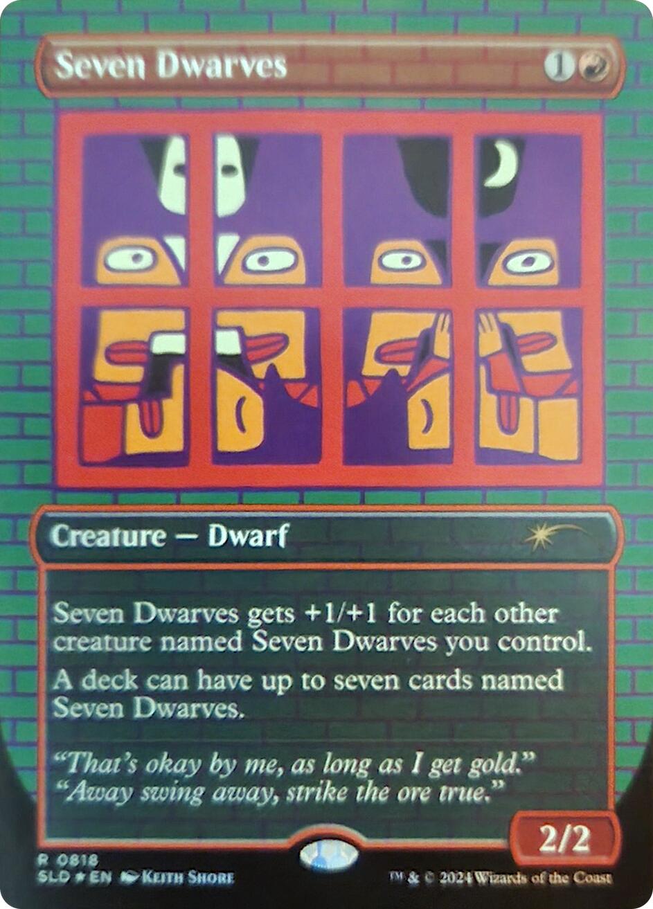 Seven Dwarves (0818) (Rainbow Foil) [Secret Lair Drop Series] | Exor Games Summserside